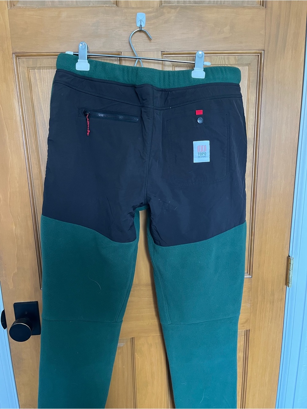 Topo Designs Green Fleece Pants - XL - Picture 2 of 3